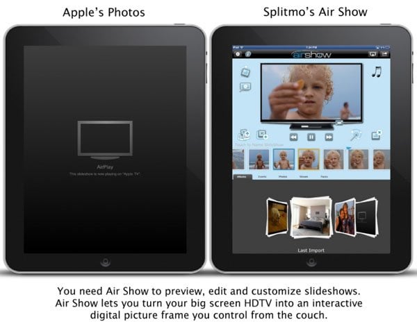 Air Show iOS App Apple TV