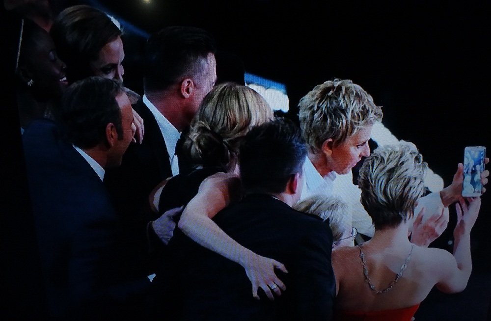 Ellen Oscar Selfie on The Wider Image