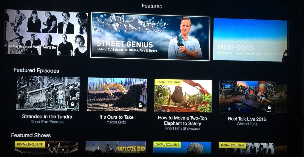 Nat Geo TV Channel - Apple TV - Home